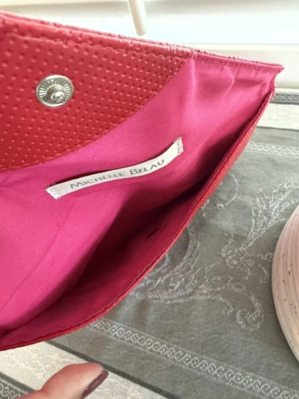 Michelle Belau leather envelope